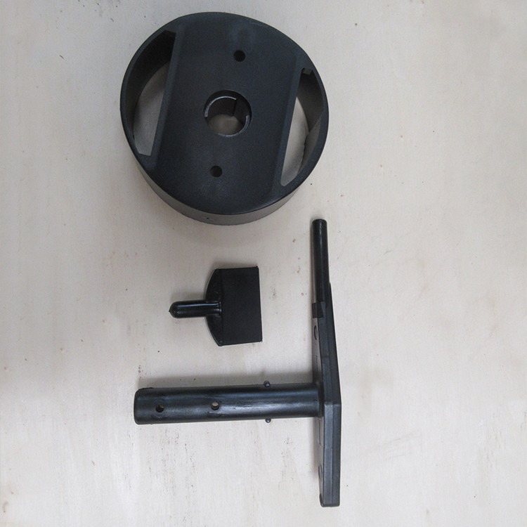Plastic Mold Parts Black Color With Independent Open Mold Capacity